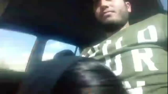 Persian Girlfriend Gives Blowjob in the Car with Hijab
