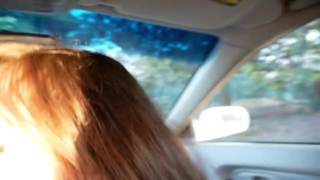 Angel face couldnt wait to get home to swallow