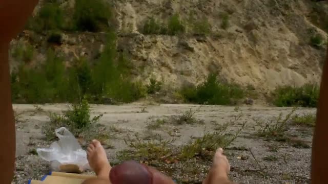 anal fucking with horny wife on the public beach part 1