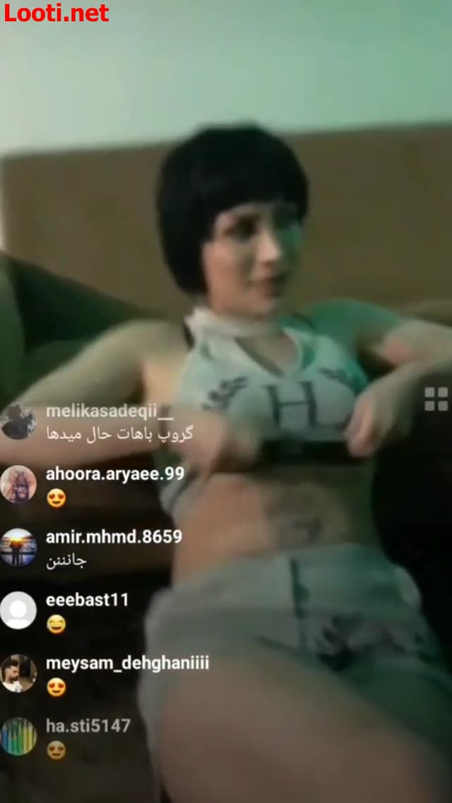 لایو فرناز مرادی تو خونه دوست پسرش ممه هاشو درمیاره بیرون