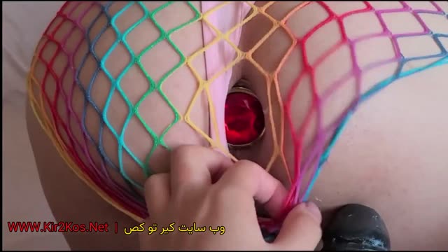 Toyboy Rides her Mistress’ Dildo until he Cums twice مکالمه فارسی )میسترس ایرانی)