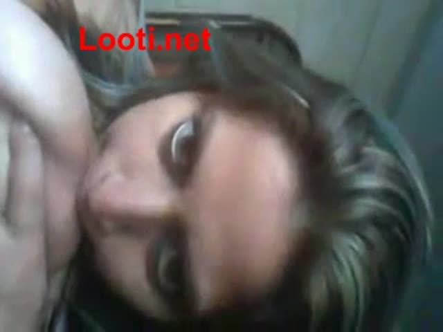 Huge Boobs Iranian Girl Licking her own Tits