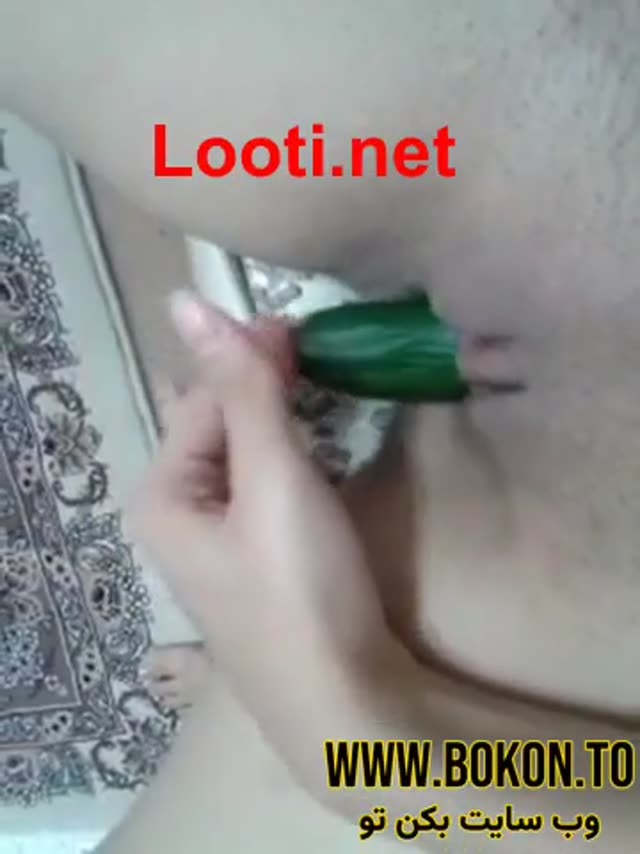 Girl Masturbating with Cucumber in Pussy.mp4
