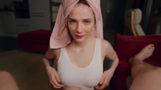 Stunning blue eyed angel fucked in all her holes