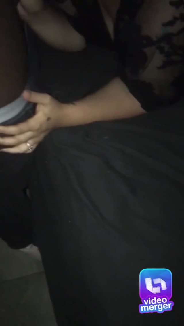 Wife sucks BBC until he nuts