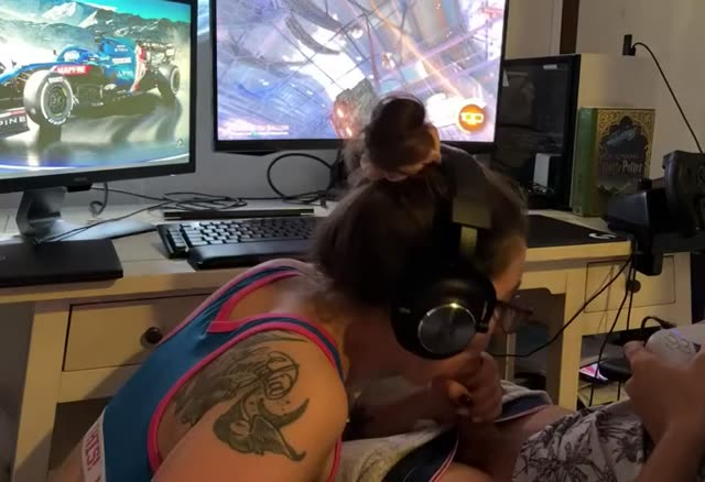 آمیزش هنگام بازی🎮❤️‍🔥