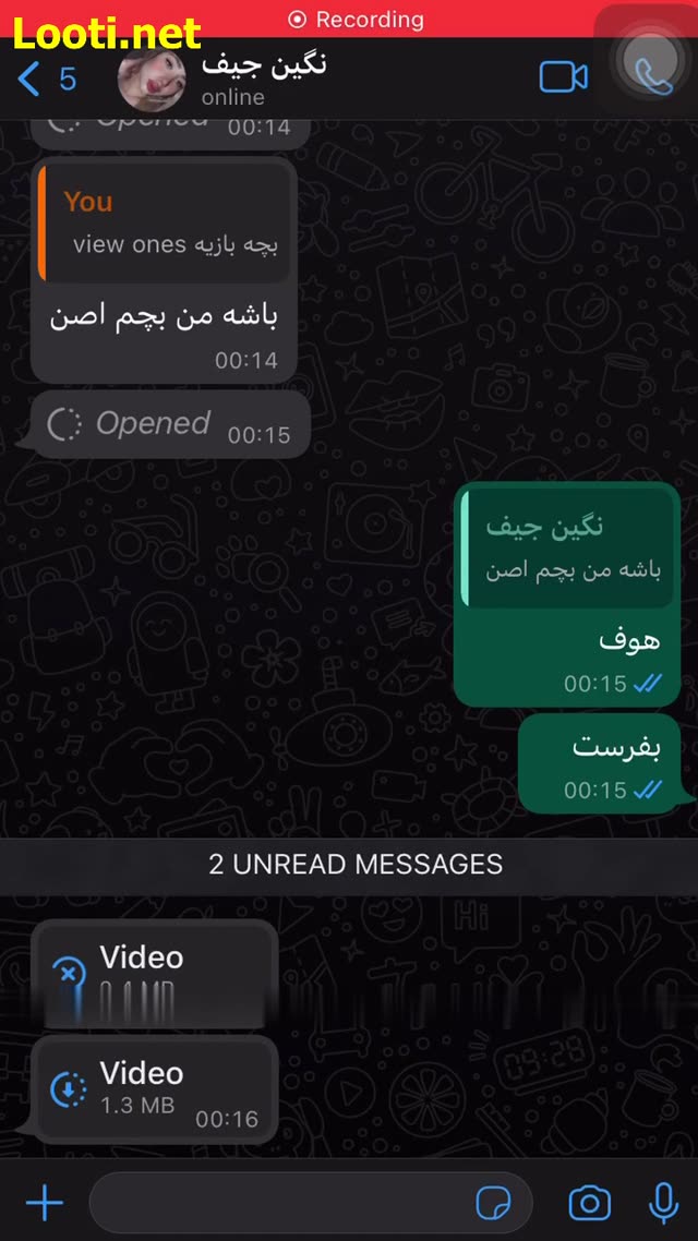 بدن نمایی دختر ایرانی واسه دوست پسرش