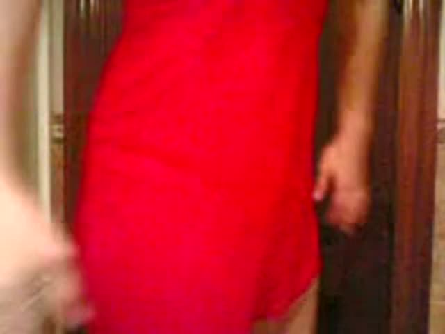 Nice ass girl strips and plays