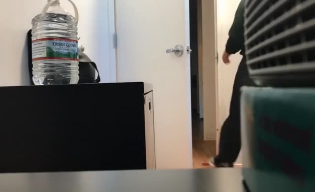 Hidden cam blowjob at work
