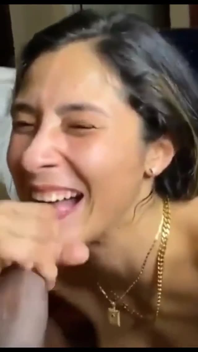 Latina swallows bbc cum