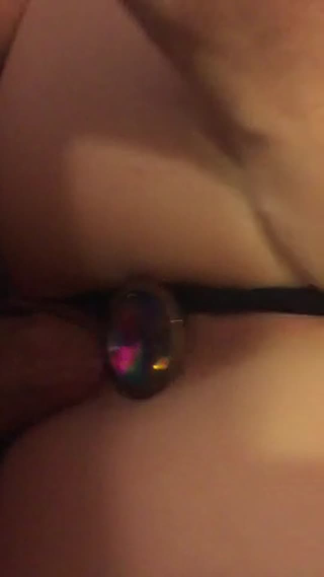 Buttplugged and fucked