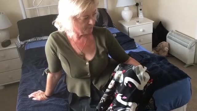 Mature Blonde Wife Shared by Husband and His Younger Friend