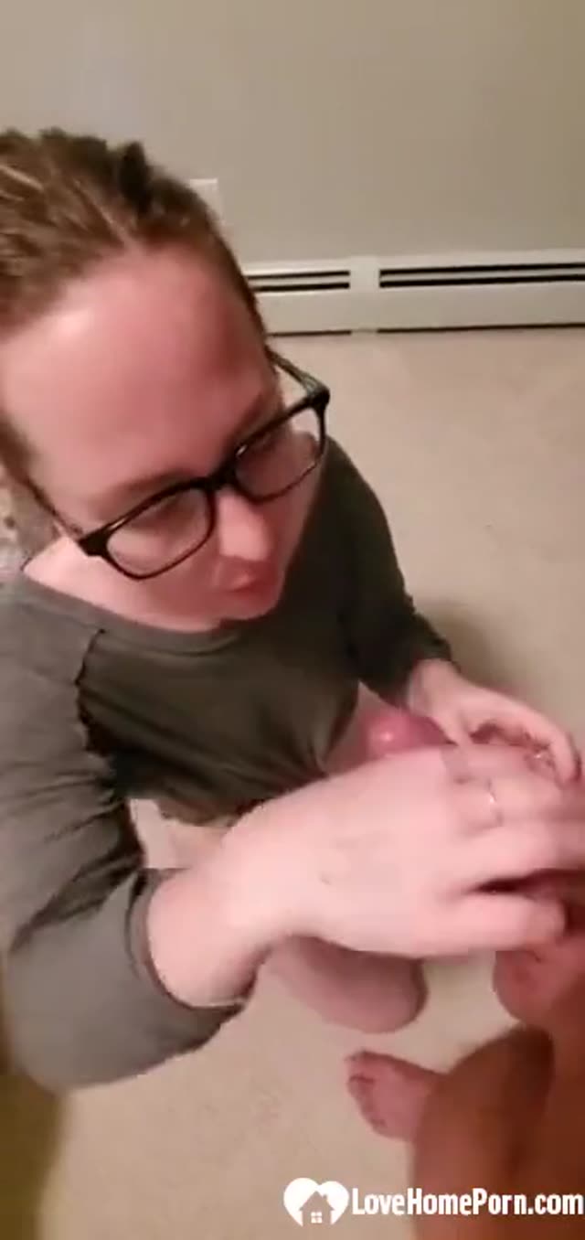 Getting face covered by my cum