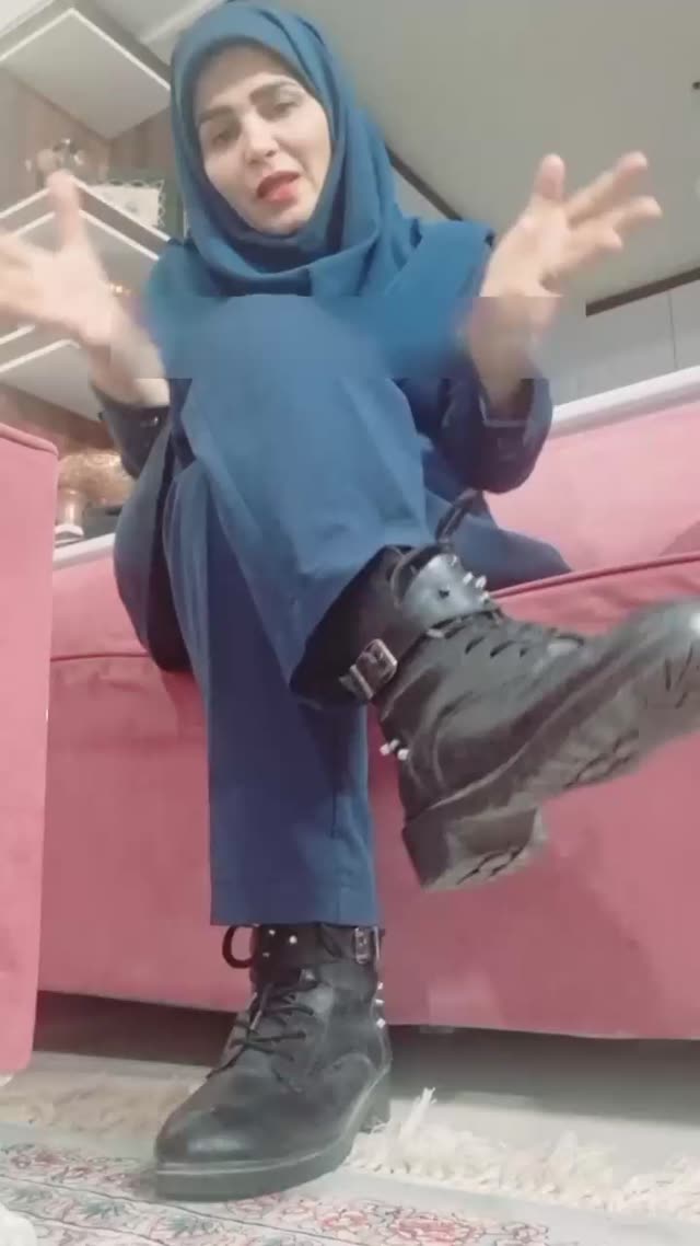 نمایش فوت فتیش از خانم محجبه پارت هفتم
