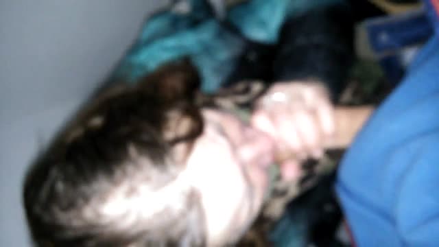 Divorced russian milf sucking big young cock