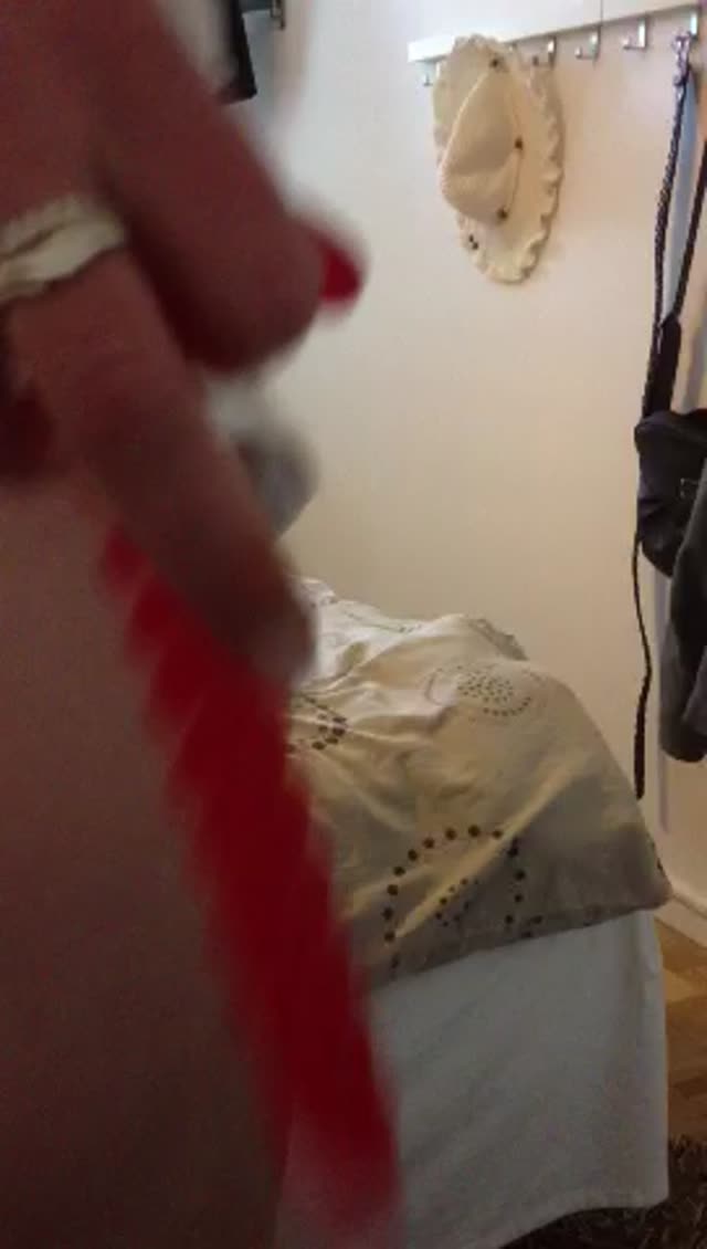 Tumblr find - training her ass with a slim dildo