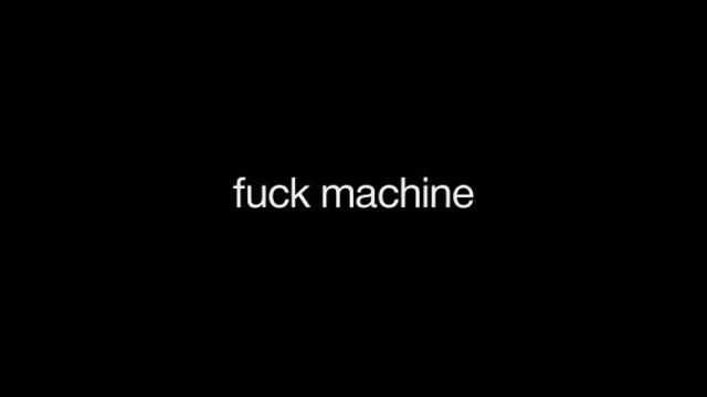 Wife using and loving our fuck machine