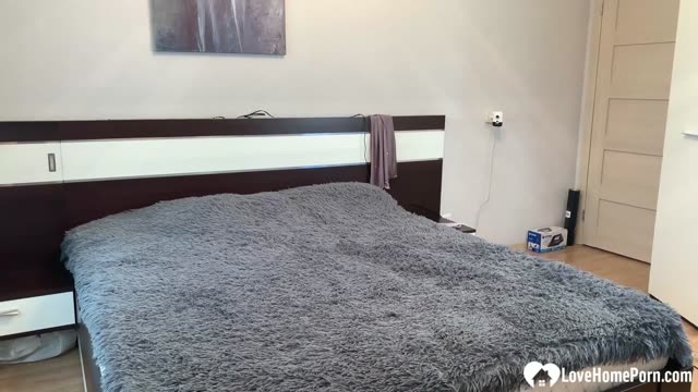 Petite blonde gives a long dedicated blowjob