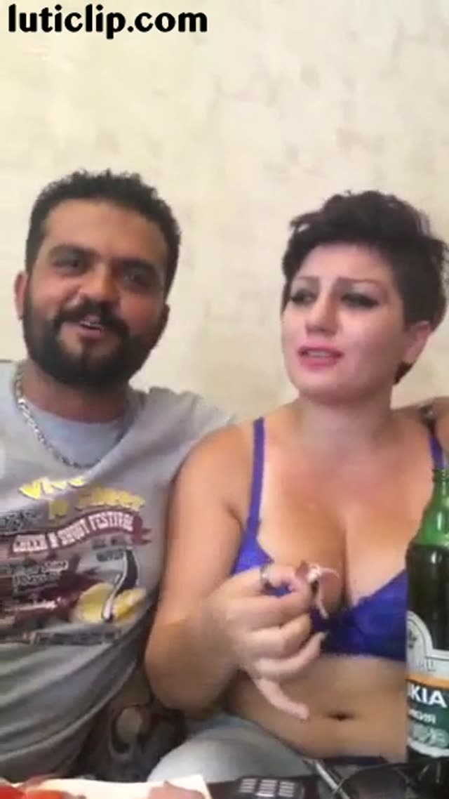 Cute Prostitute Girl Drinking Before Sex