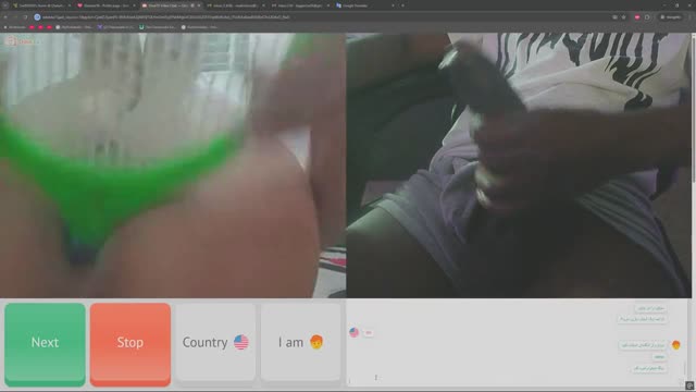 دختر ایرانی با سیاه پوست 🫣 دختره راکت رو تا ته می کنه تو کصش 🎥