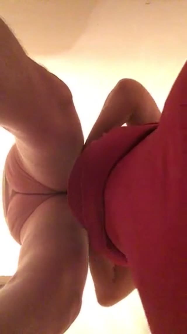 Quick face fuck with my tits hanging out