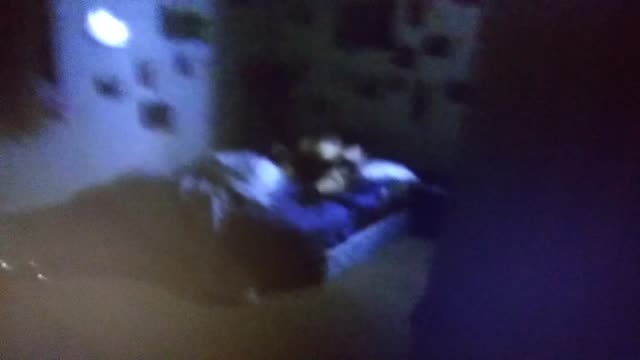 Hubby walks in on wife, cumming after party