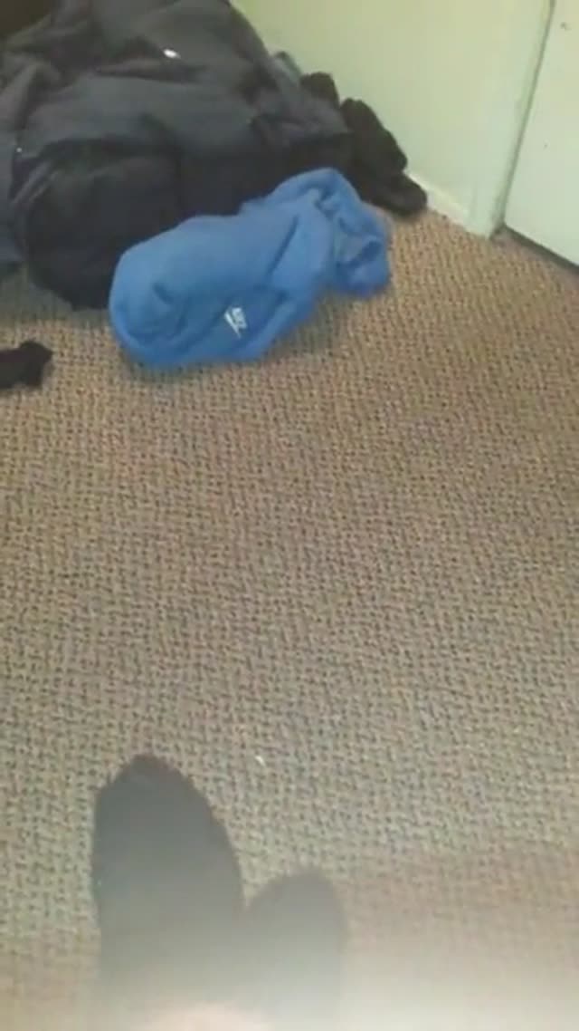 My nasty wife rubbing her vibrator on her gaping, swollen, wet cunt