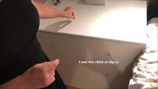 Wife training her asshole all day for BBC