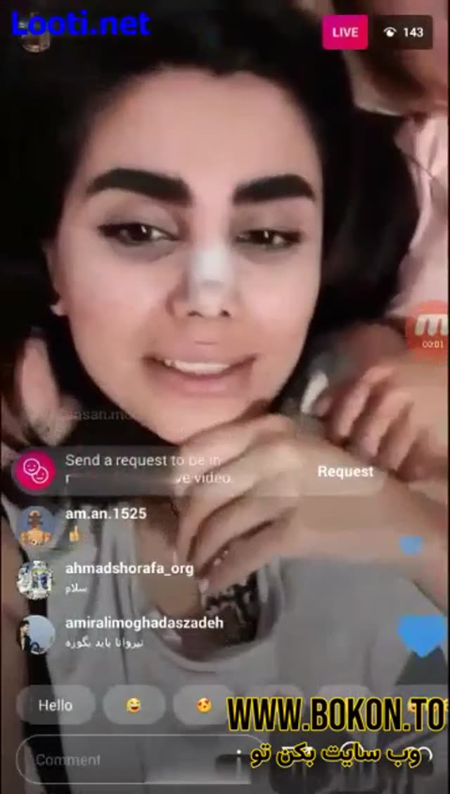 لایو مادر و دختر نوک ممه هاشونو نشون میدن.mp4