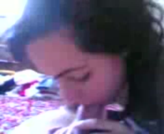 Cute Persian Innie Pussy Girl Sucking Dick Giving up her Tight Pussy
