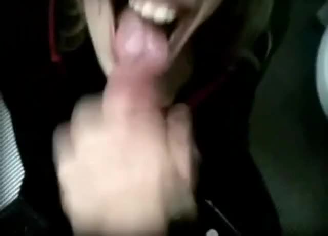 Toilet blowjob and swallow