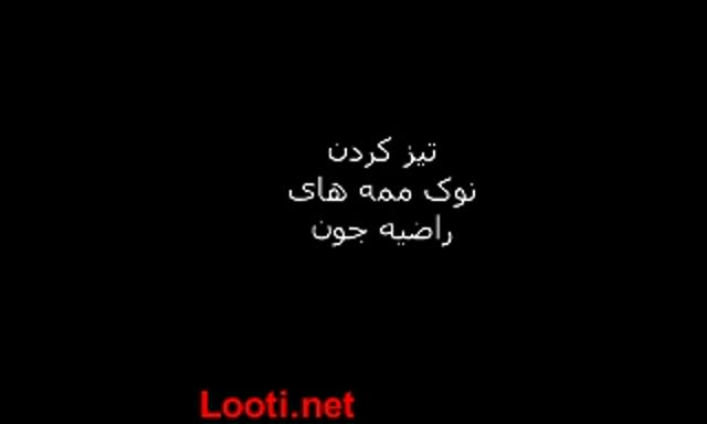 Hot Iranian Girl Razieh Pumping Tits