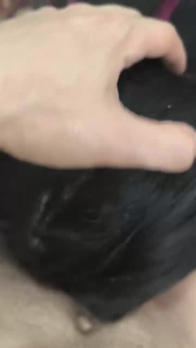 ساک زدن دختر تپل برای پارتنرش