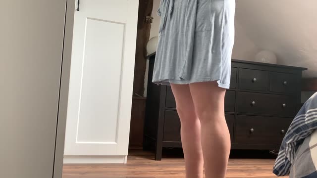 A little quicky while getting dressed