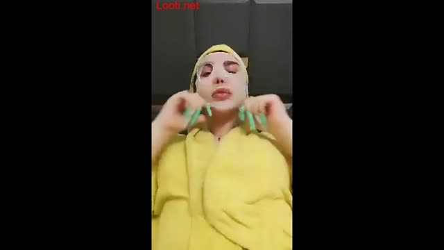 لایو بدن نمایی بعد حموم
