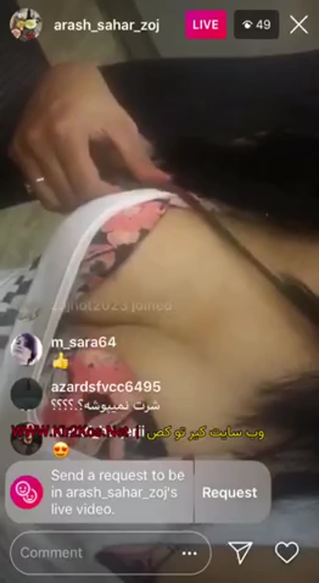 لایو سکسی ایرانی ممه ها دختره رو نشون میده.mp4