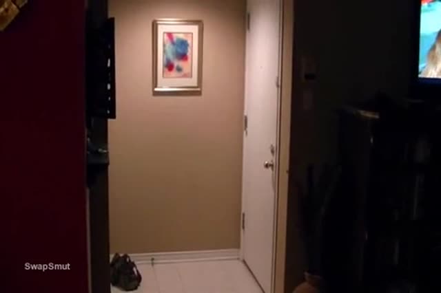 Hotwife rolepay with black pizza delivery guy